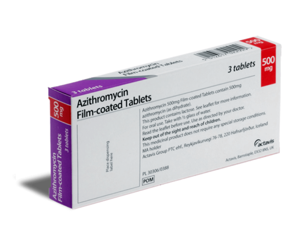 Azithromycine 500 mg achterkant