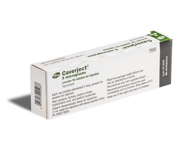 Caverject 5 mg achterkant