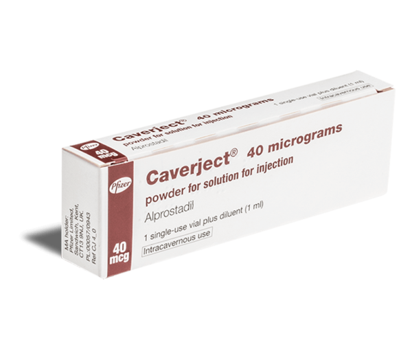 Caverject poeder 40 mg voorkant