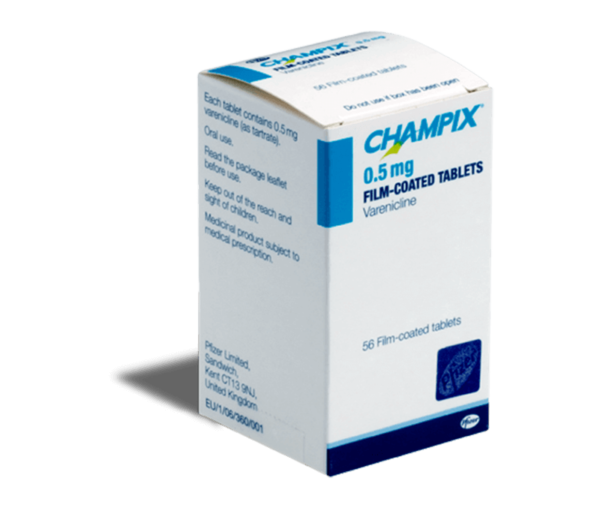Champix tabletten 0.5 mg achterkant